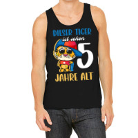 Tiger Is 5 Years Old 5th Birthday Son Brother 2017 Tank Top | Artistshot