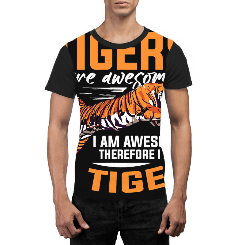 Tiger Animals 2tigers Are Awesome Graphic T-shirt | Artistshot