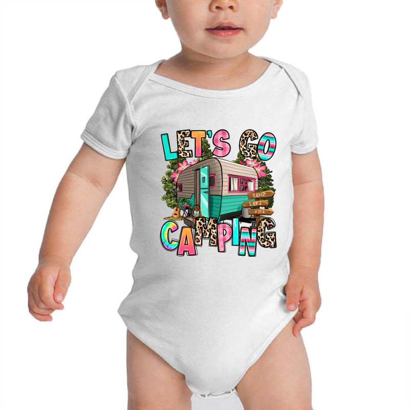 Let's Go Camping Baby Bodysuit | Artistshot