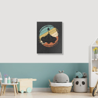 Ufo Unidentified Flying Object Sci Fi Retro Ufo Portrait Canvas Print | Artistshot