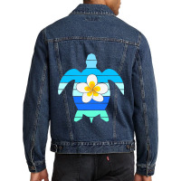 Turtle Sea Ecology Ecofriendly Earth Day Men Denim Jacket | Artistshot