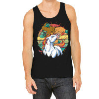 Vintage Cool Fantasy Fierce Unicorn And Scary Zomb Tank Top | Artistshot