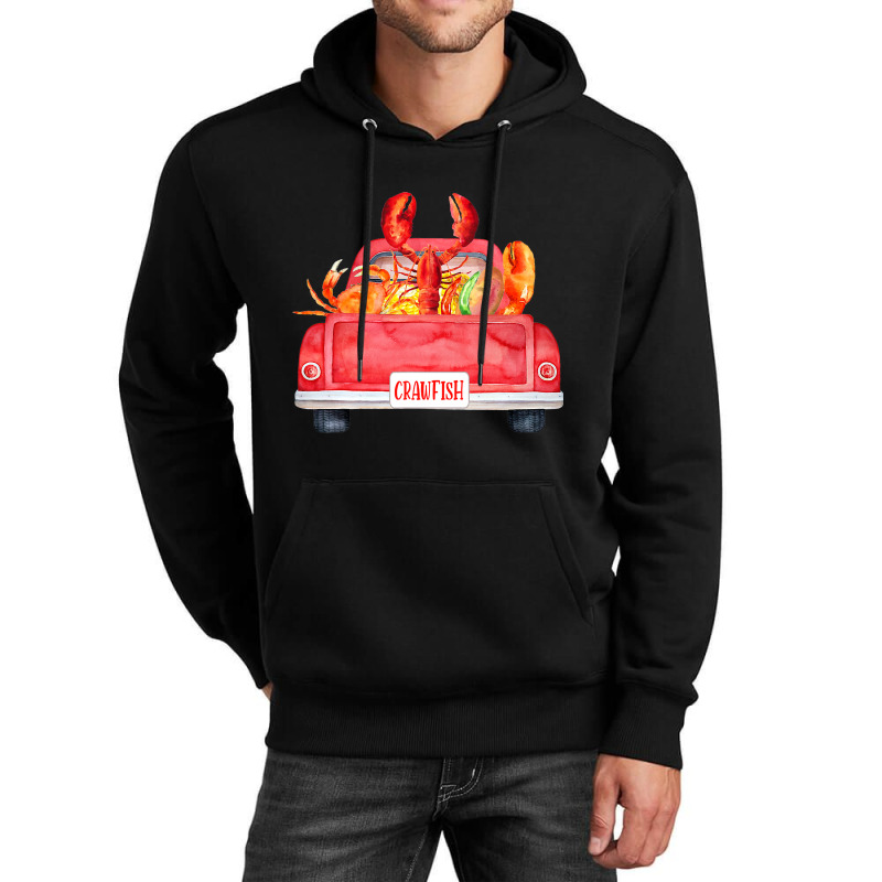 Truck Crawfish Cajun Lover Boil Babe Crawfish Seas Unisex Hoodie | Artistshot