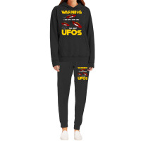 Warning I May Spontaneously Talk About Ufos Funny  Hoodie & Jogger Set | Artistshot