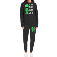 The Aliens Left The Probe In Funny Alien Ufo Consp Hoodie & Jogger Set | Artistshot