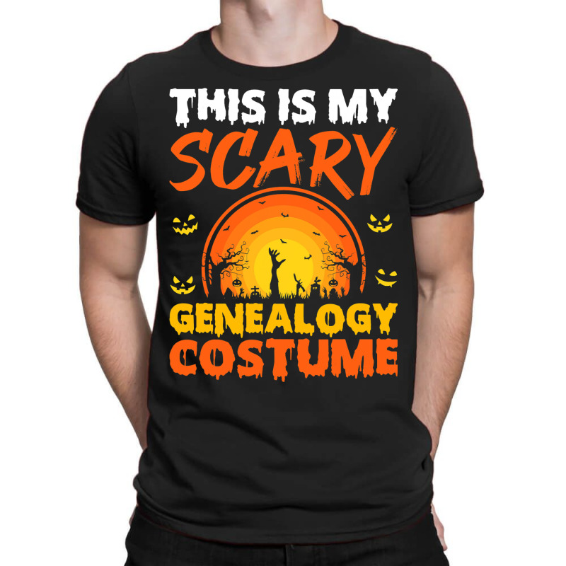 This Is My Scary Genealogy Costume Halloween T-shirt | Artistshot