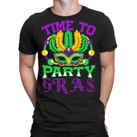 Time To Party Gras Quote For A Jewelry Maker T-shirt | Artistshot