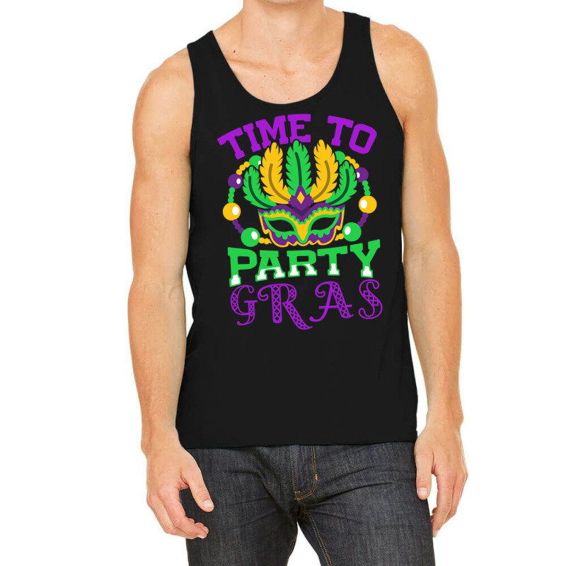 Time To Party Gras Quote For A Jewelry Maker Tank Top | Artistshot