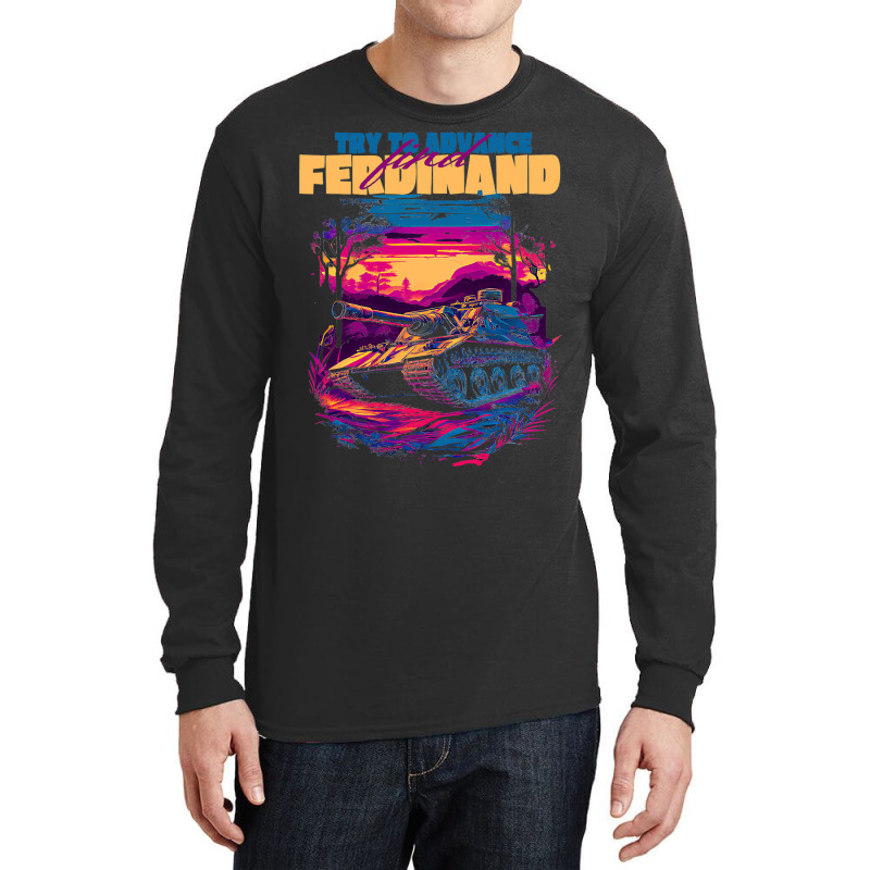 Try To Advance Find Ferdinand German Tank Tiger Hu Long Sleeve Shirts | Artistshot