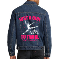 Twirling Baton 2baton Twirling 2baton Twirler 43 Men Denim Jacket | Artistshot