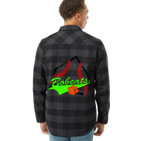 Baseball Red Paw Flannel Shirt | Artistshot