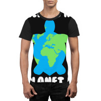 There Is No Planet B Turtle Ecofriendly 32 Graphic T-shirt | Artistshot