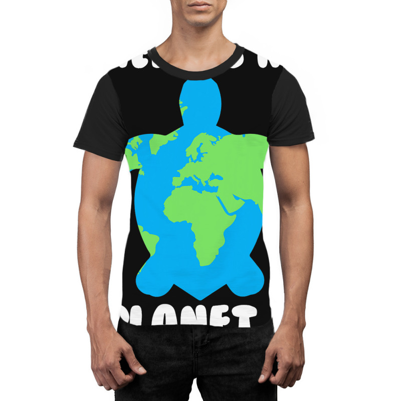 There Is No Planet B Turtle Ecofriendly 32 Graphic T-shirt | Artistshot