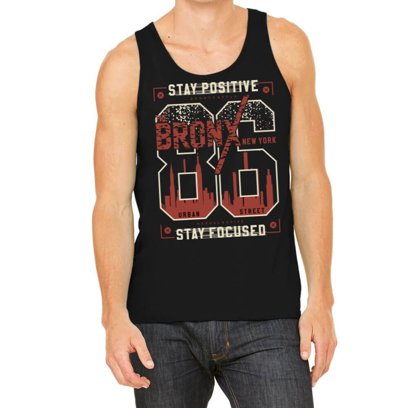 Stay Positive Stay Focused Sporty Graphic Vector P Tank Top | Artistshot