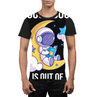 Good Book Is Out Of This World Astronaut Moon Spac Graphic T-shirt | Artistshot