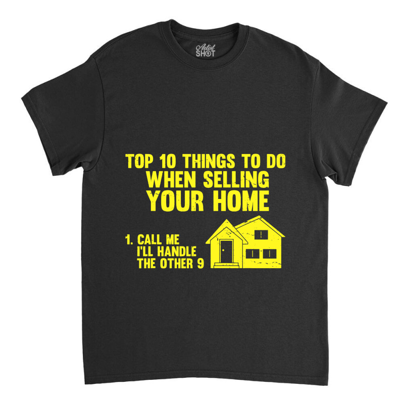 Hilarious Real Estates Broker Realty Stockbroker P Classic T-shirt by NikitaTonro | Artistshot