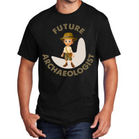 Future Archaeologist Cute Black Boy Basic T-shirt | Artistshot