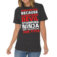 Hilarious Song Writer Stomping Ninja An Official J Vintage T-shirt | Artistshot