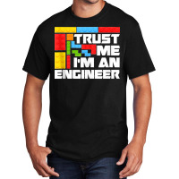 67.engineer Children Kids Toy Big Building Blocks Build Builder Tank T Basic T-shirt | Artistshot