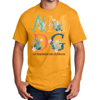 Amdg Ad Majorem Dei Gloriam Latin Catholic Mom Mother’s Day T Shirt Basic T-shirt | Artistshot