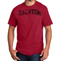 Ralston Vintage Arch College University Alumni T Shirt Basic T-shirt | Artistshot