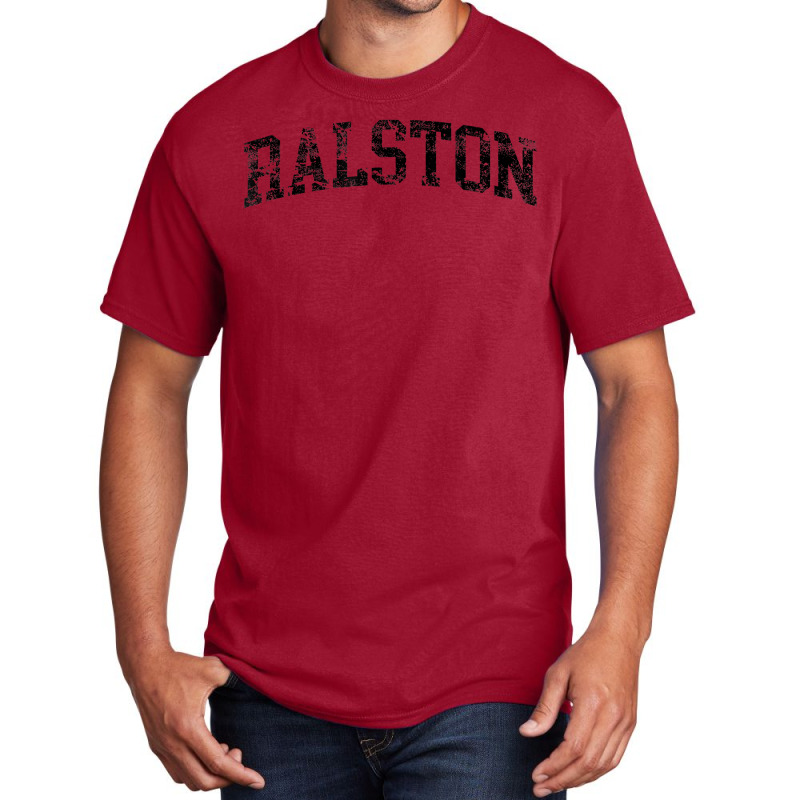 Ralston Vintage Arch College University Alumni T Shirt Basic T-shirt by pilusoekyokeln | Artistshot