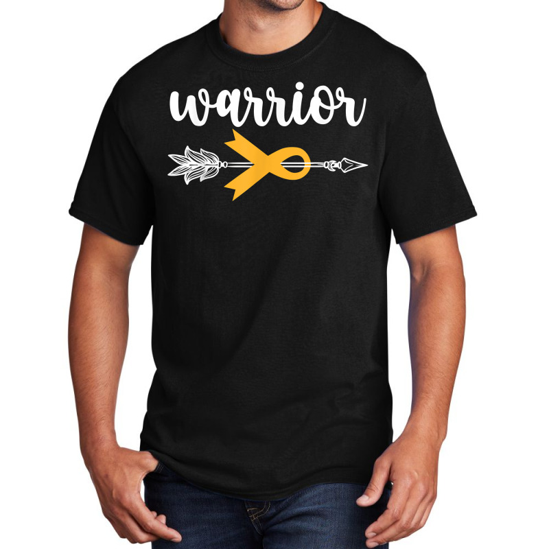 Childhood Cancer Awareness Hope Support Strong Warrior T Shirt Basic T-shirt | Artistshot