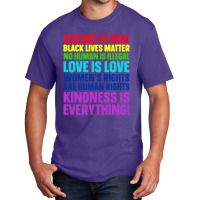 Science Is Real Black Lives Matter Basic T-shirt | Artistshot