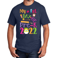 Kids My 1st Day Of Prek 2022 First Day Of School Preschool Prek Basic T-shirt | Artistshot