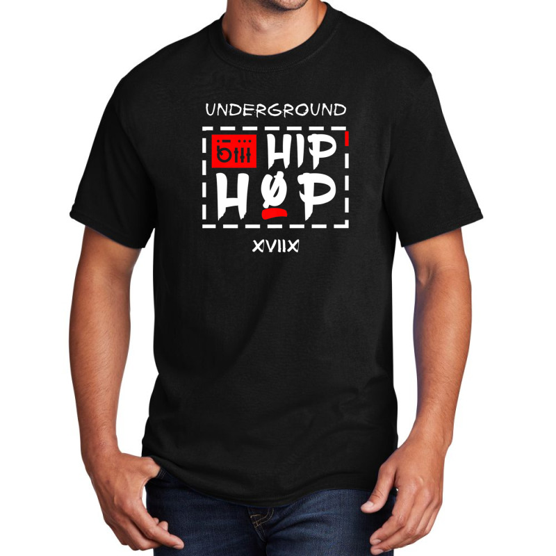 Hip Hop Underground Rap Music Basic T-shirt by AliBeatriz | Artistshot