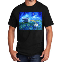 Dreaming Hare At Haroldstown Dolmen Basic T-shirt | Artistshot