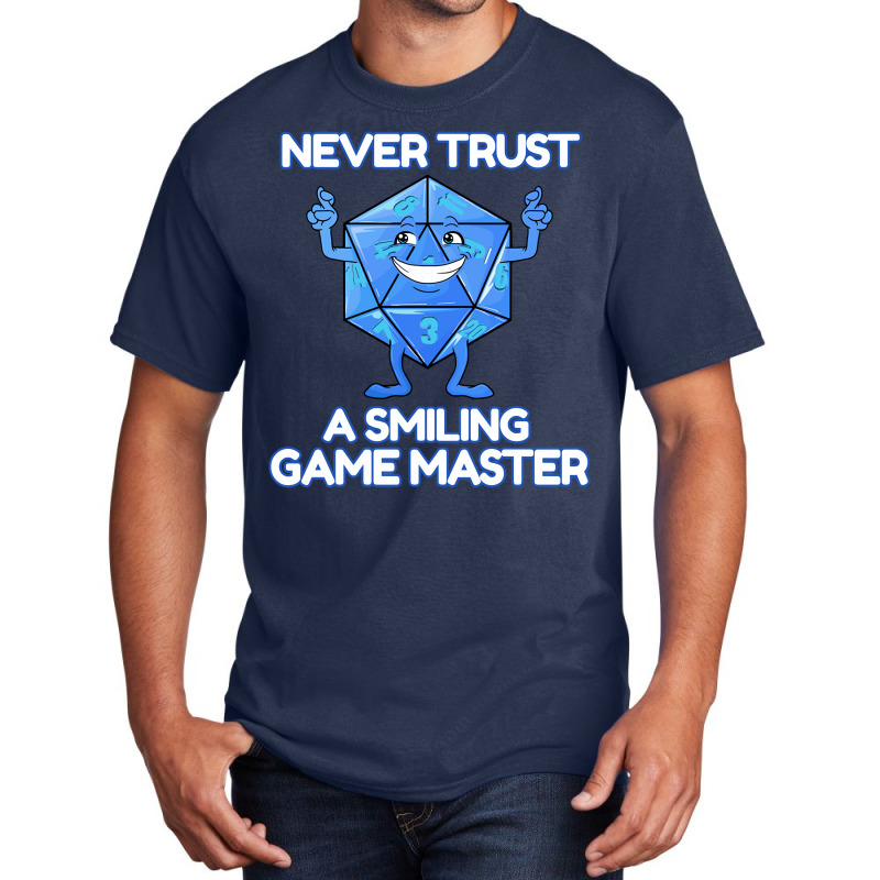 Game Master Geek Rpg Dice Role Play Gamer Basic T-shirt | Artistshot