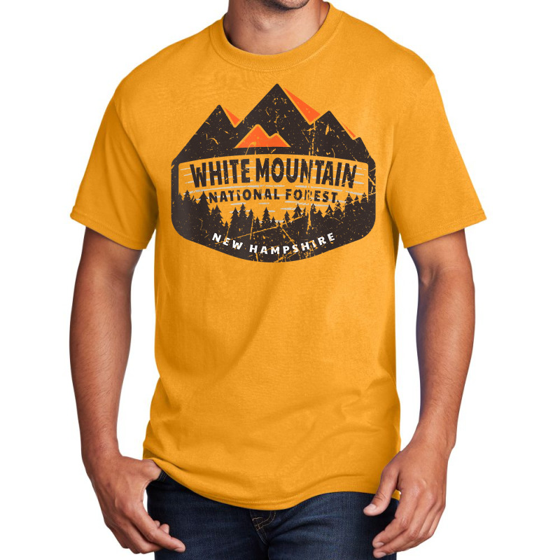 White Mountain National Forest New Hampshire Usa T Shirt Basic T-shirt by cm-arts | Artistshot