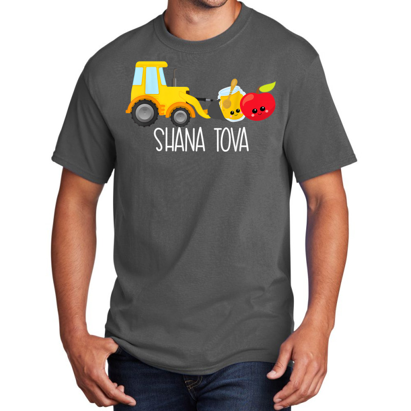 Shana Tova Trucks Loader Apple & Honey Funny Rosh Hashanah T Shirt Basic T-shirt | Artistshot