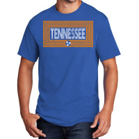 Orange & White Tennessee State Flag Design Unique Tennessee Pullover H Basic T-shirt | Artistshot