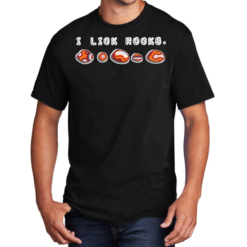 I Lick Rocks Agate Collector Classic Basic T-shirt by cm-arts | Artistshot