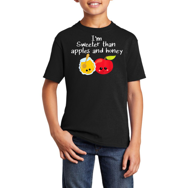 Rosh Hashanah Apples And Honey Shana Tova Jewish New Year T Shirt Basic Youth T-shirt | Artistshot