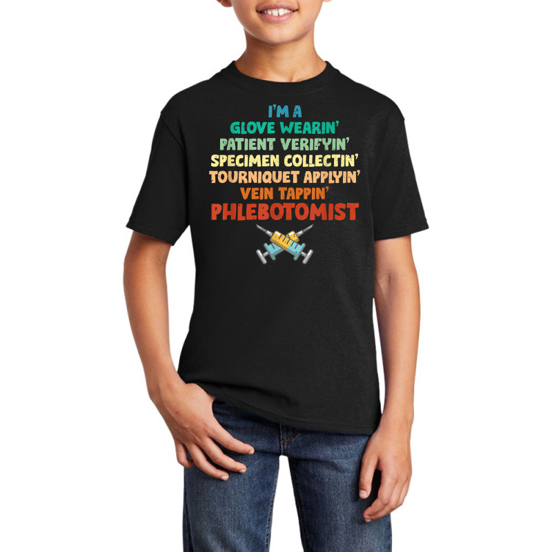 Phlebotomist Definition  Syringe Nurse  Phlebotomy T Shirt Basic Youth T-shirt | Artistshot