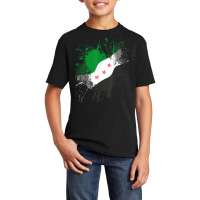 Syria Revolution Green Syrian Flag Free Syria T Shirt Basic Youth T-shirt | Artistshot