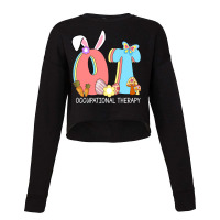 Groovy Ot Occupational Therapy Happy Easter Bunny  Cropped Sweater | Artistshot