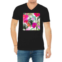 Tropical T  Shirt Tropical Fascinating Foliage T  Shirt V-neck Tee | Artistshot