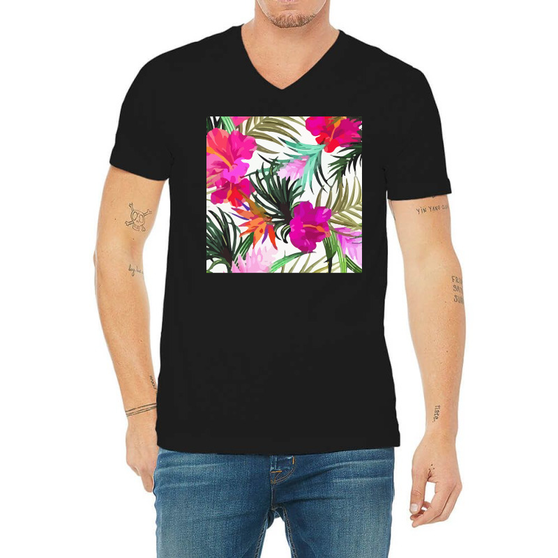 Tropical T  Shirt Tropical Fascinating Foliage T  Shirt V-Neck Tee by fayabernathy149 | Artistshot