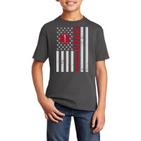 Crna Certified Registered Nurse Anesthetist Usa Flag Basic Youth T-shirt | Artistshot