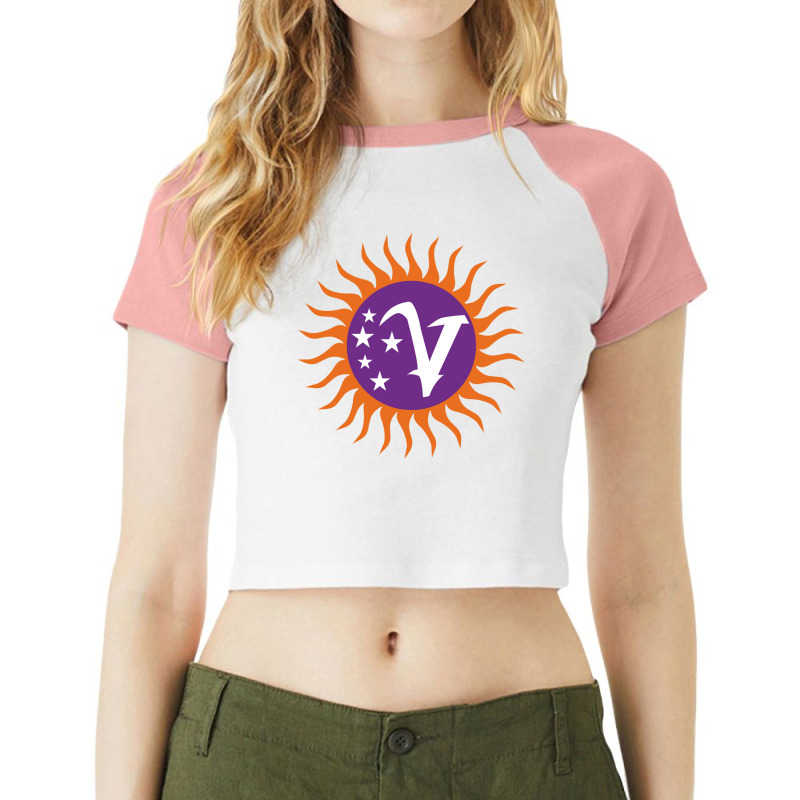 Veritas Raglan Crop Top by haffaruviek | Artistshot