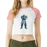 Alphonse Elric 3 Raglan Crop Top | Artistshot