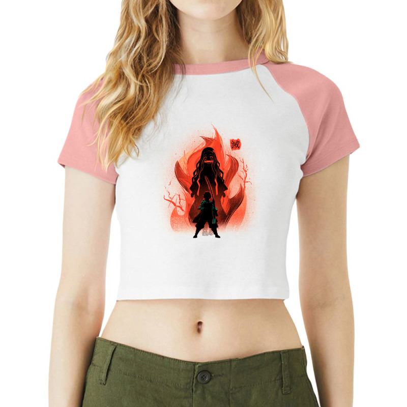 Dance Of The Fire God Raglan Crop Top by projavoides | Artistshot