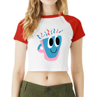 Hot Trend Joe Cup Raglan Crop Top | Artistshot