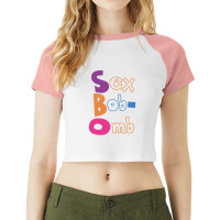 Sex Bob Omb Raglan Crop Top | Artistshot