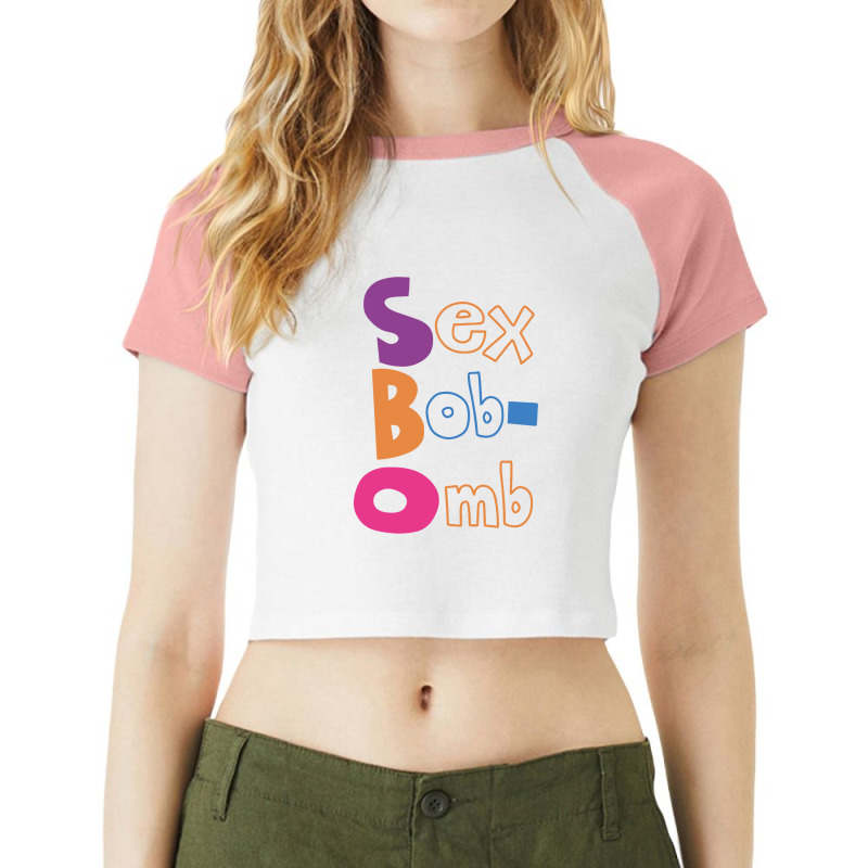 Sex Bob Omb Raglan Crop Top by Avanza Tees | Artistshot