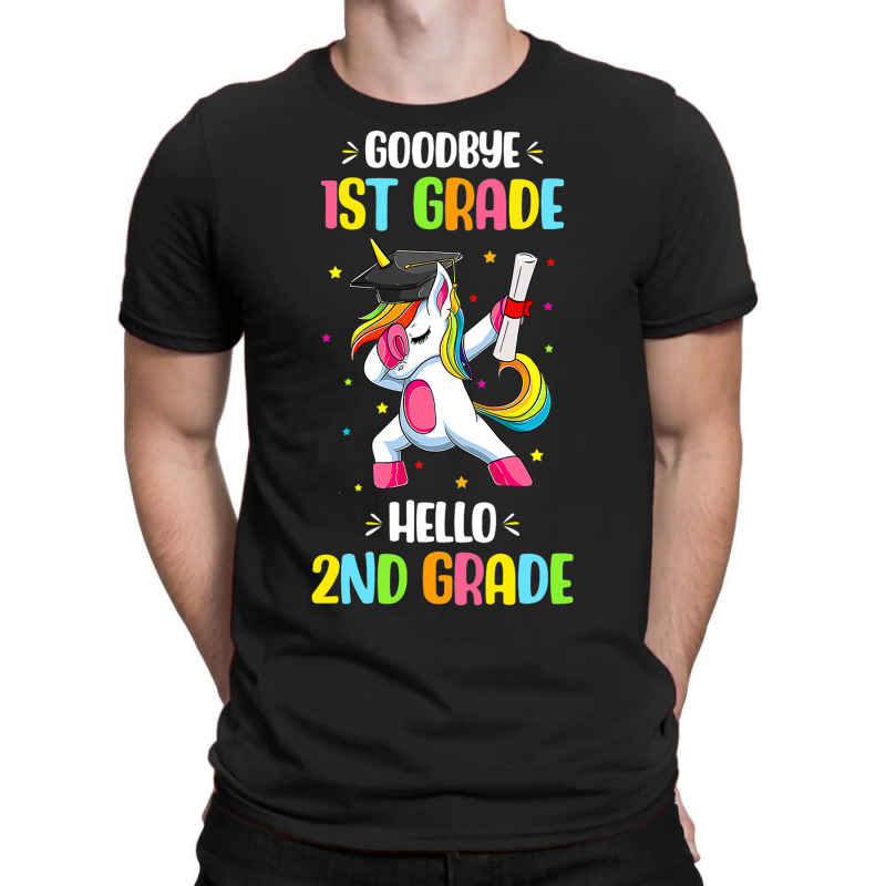 Goodbye 1st Grade Hello 2nd Grade Unicorn Girls T-shirt | Artistshot